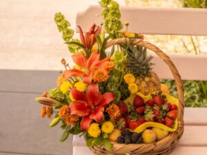 Canasta de frutas frescas