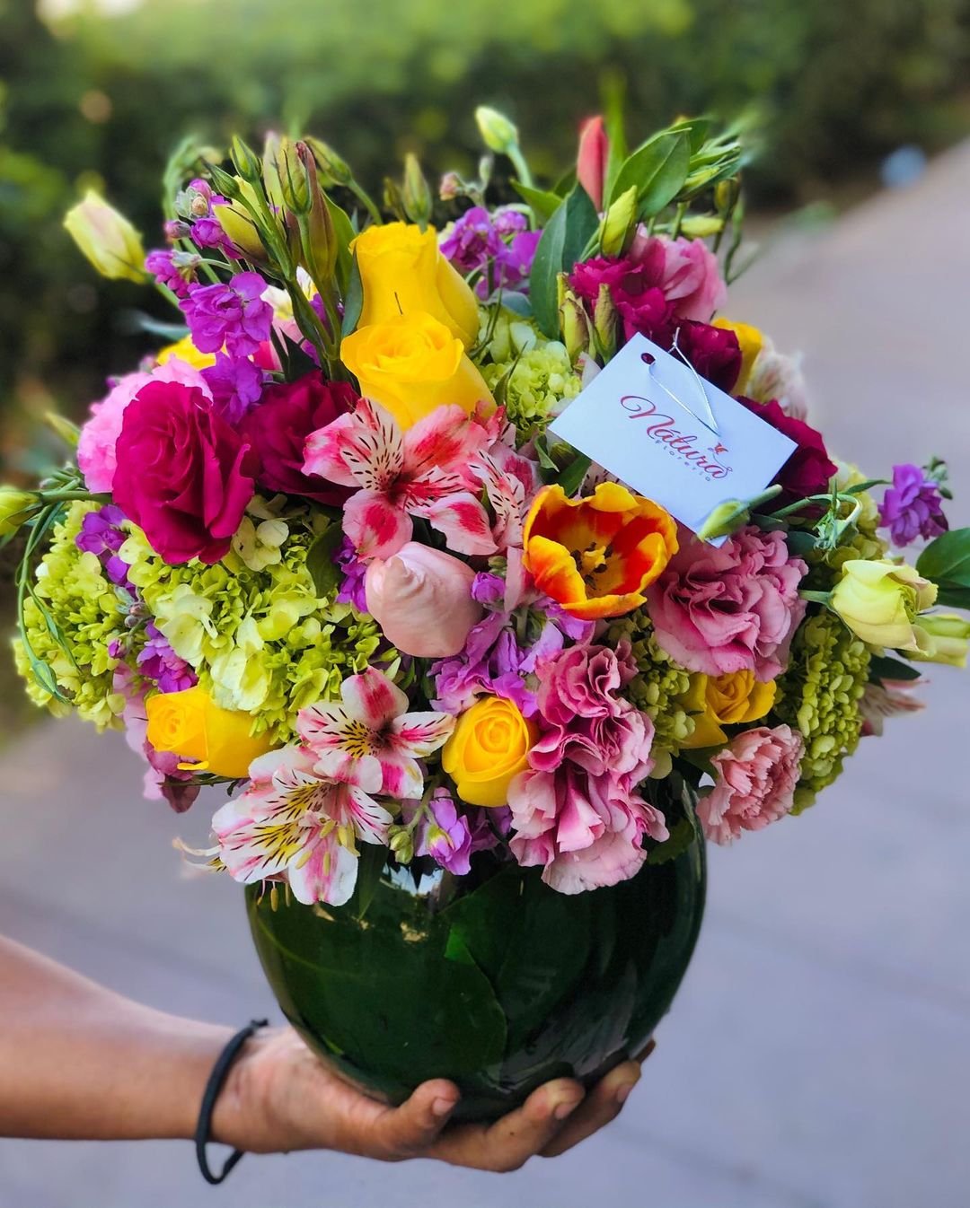 Jarrón tesoro floral