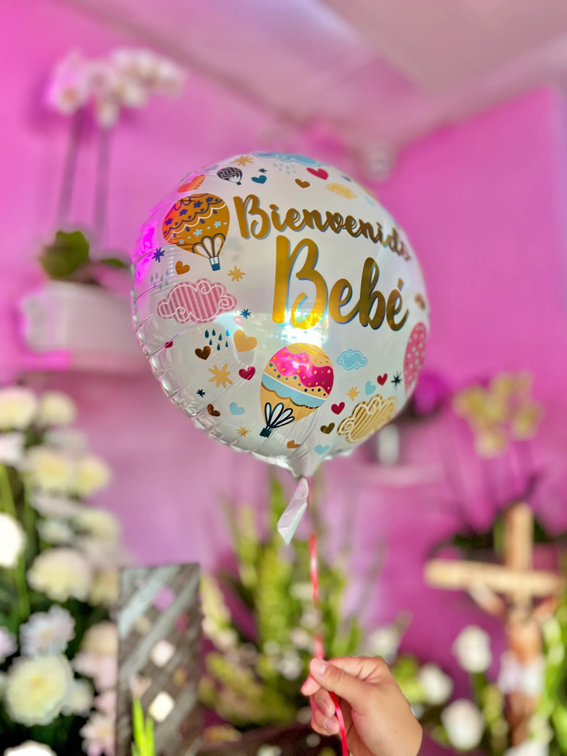 Globo bienvenido bebé